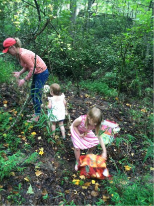 Mushrooms with family